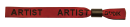 Artist armbånd (rød) 5507